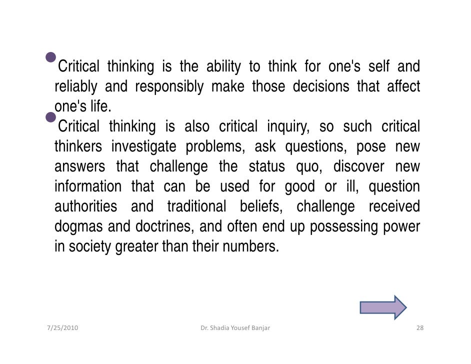 which of the cognitive skills in critical thinking has to do with your ability which of the cognitive skills in critical thinking has to do with your ability