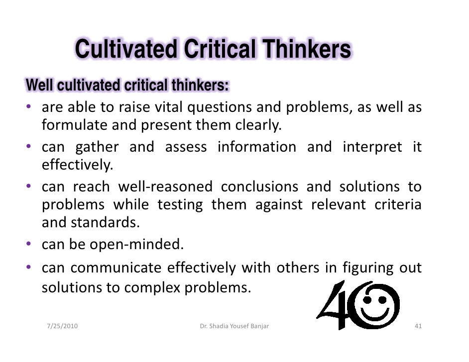 The power of critical thinking exercise answers