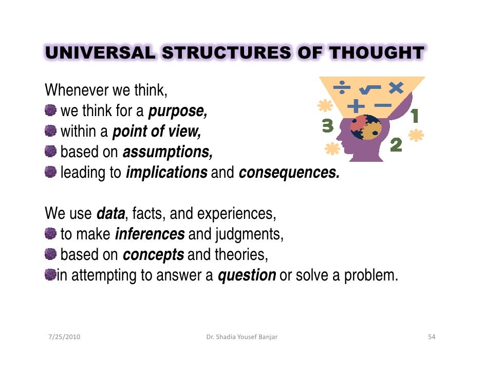 How do assumptions interfere with critical thinking