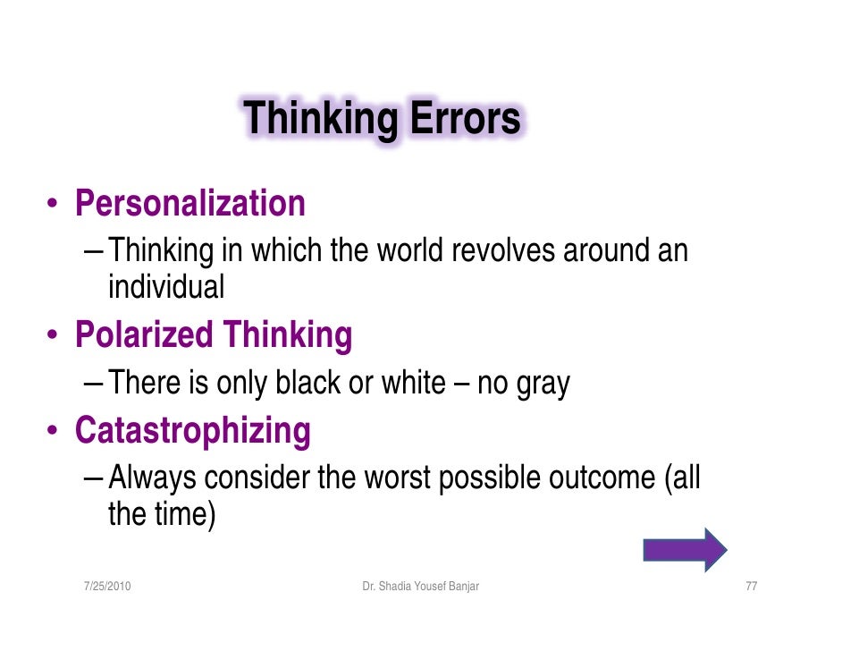 Overgeneralization example picture