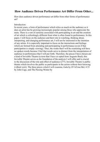 Critical Thinking Essay Examples | PDF