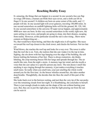 Critical Thinking Essay Examples | PDF