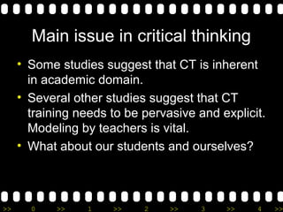 Critical Thinking: Its Basic Elements | PPT
