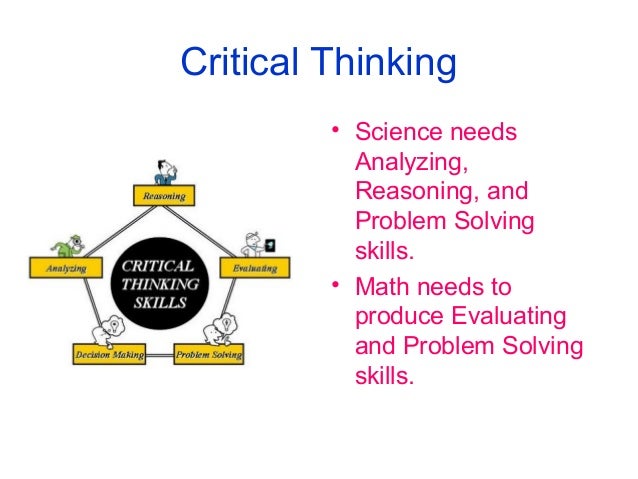 critical thinking math definition