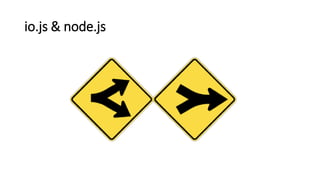 io.js & node.js
 