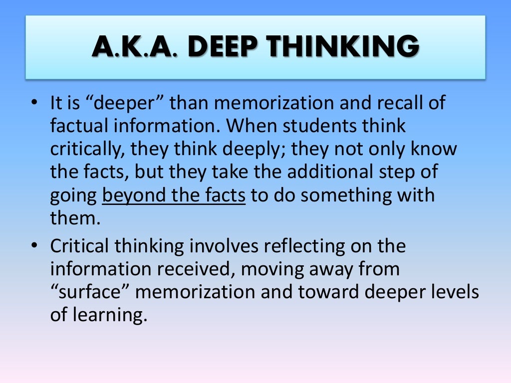 Characteristics of critical thinking pdf picture