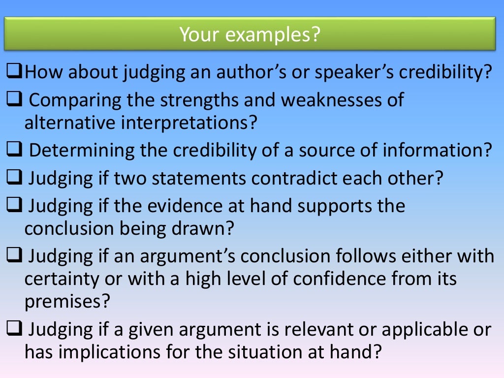 Critical thinking lecturers image