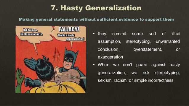 Generalization in a sentence picture