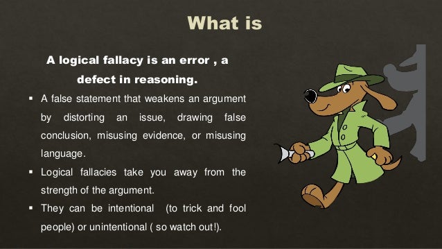 critical thinking and logical fallacies