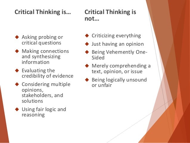 ethics critical thinking meaning