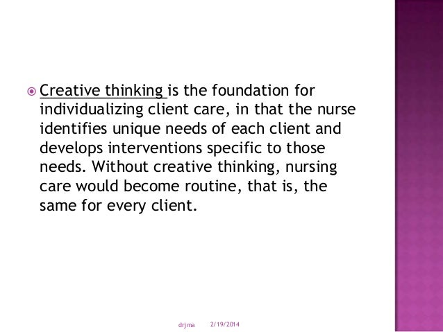 Critical thinking & Nursing Process drjma