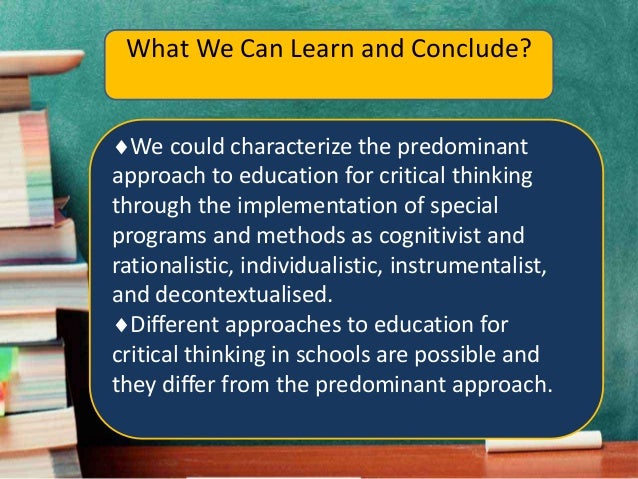 Essential aspects of critical thinking slideshare picture