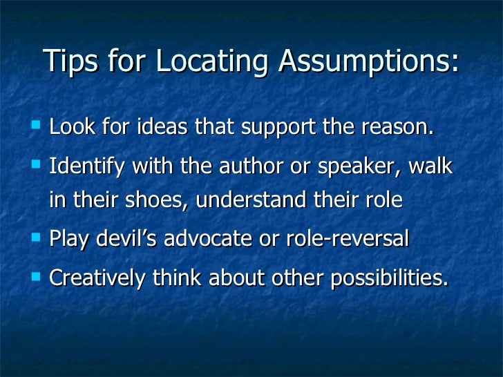 Critical thinking powerpoint presentation