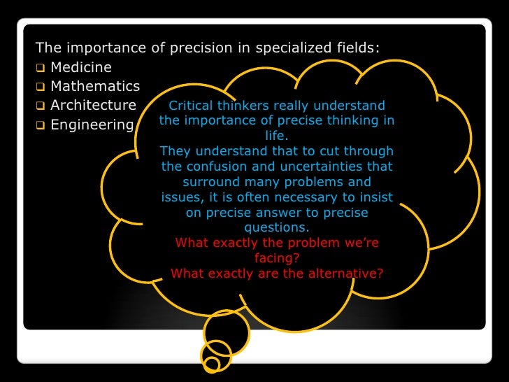 Standard critical thinking picture