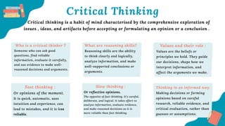 critical thinking summary with mariam the best | PDF