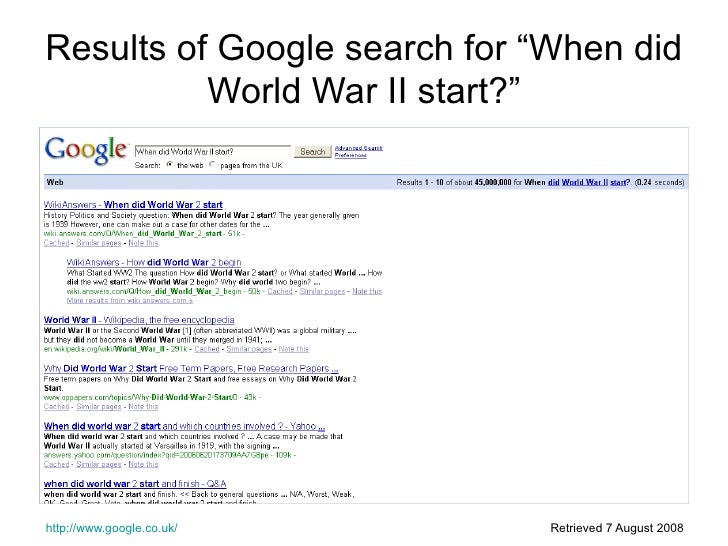 world war 2 essay