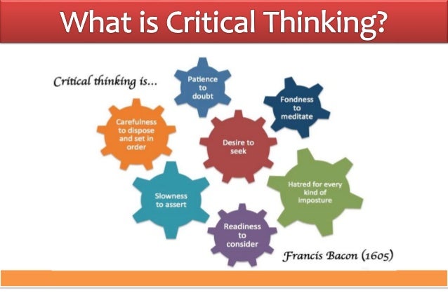 Critical thinking vs. creative thinking
