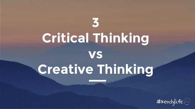 Creative thinking essay