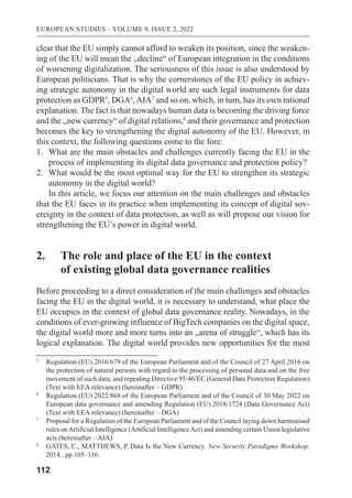 Critical views on the phenomenon of EU digital sovereignty through the ...