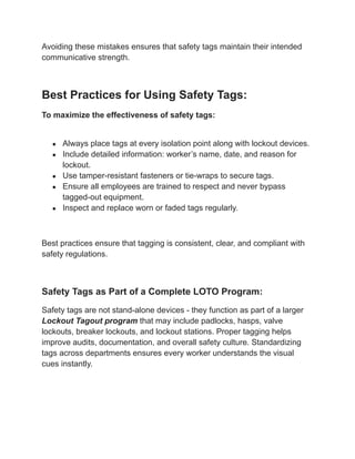 Critical Warnings_ Understanding the Role of Safety Tags in Workplace ...
