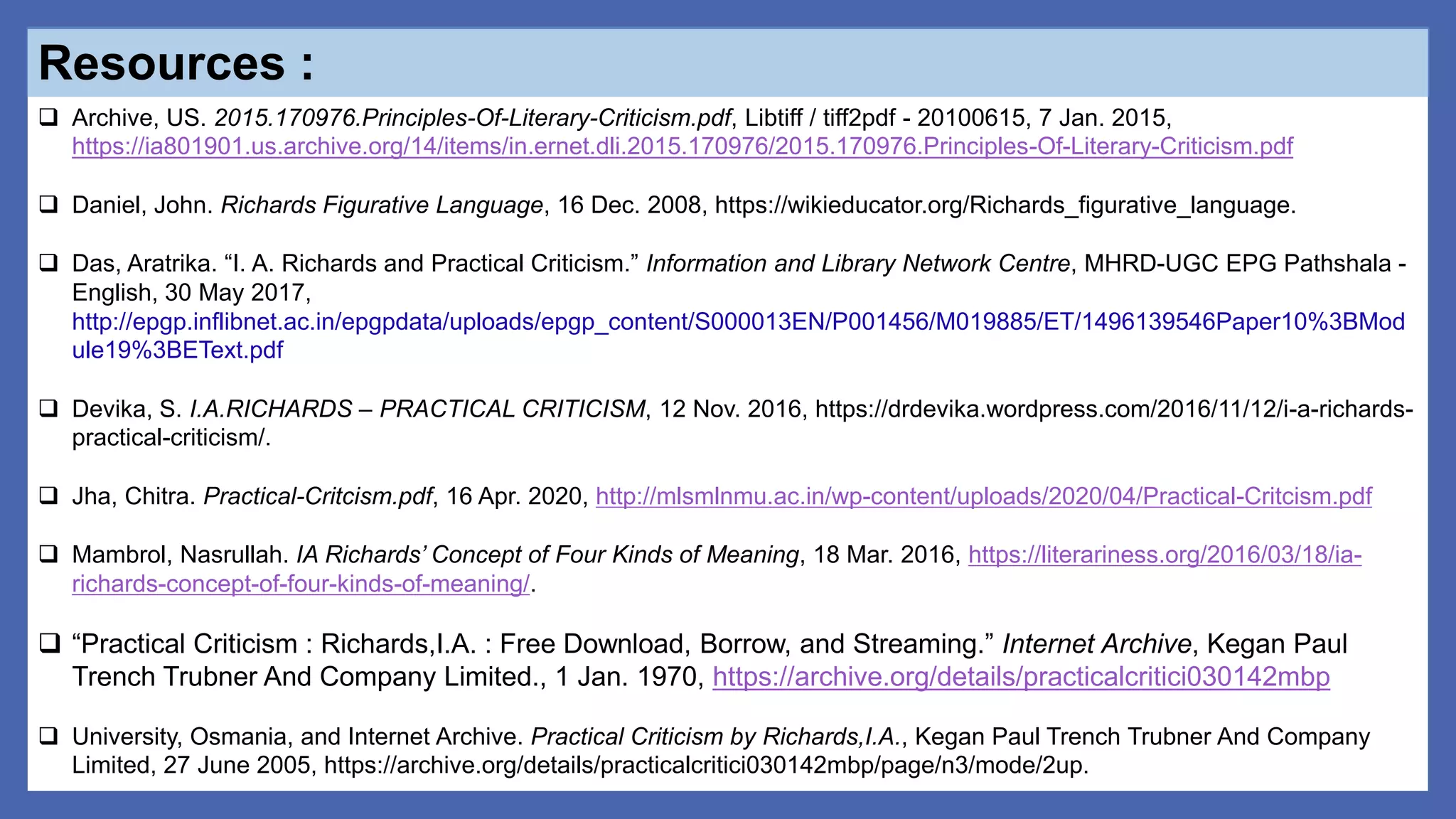 Critica Practica 1929 By I A Richards Two Uses Of Language critica practica 1929 by i a richards two uses of language
