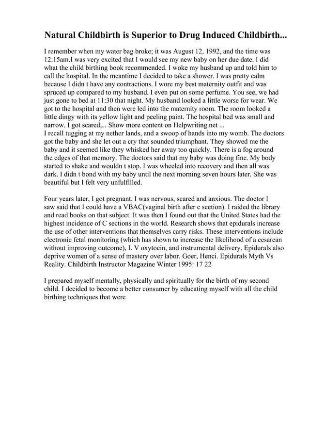 Criticism Essay Example. Business paper: Examples of critique essays | PDF
