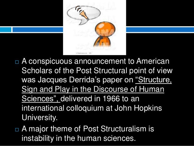 characteristics of post structuralism