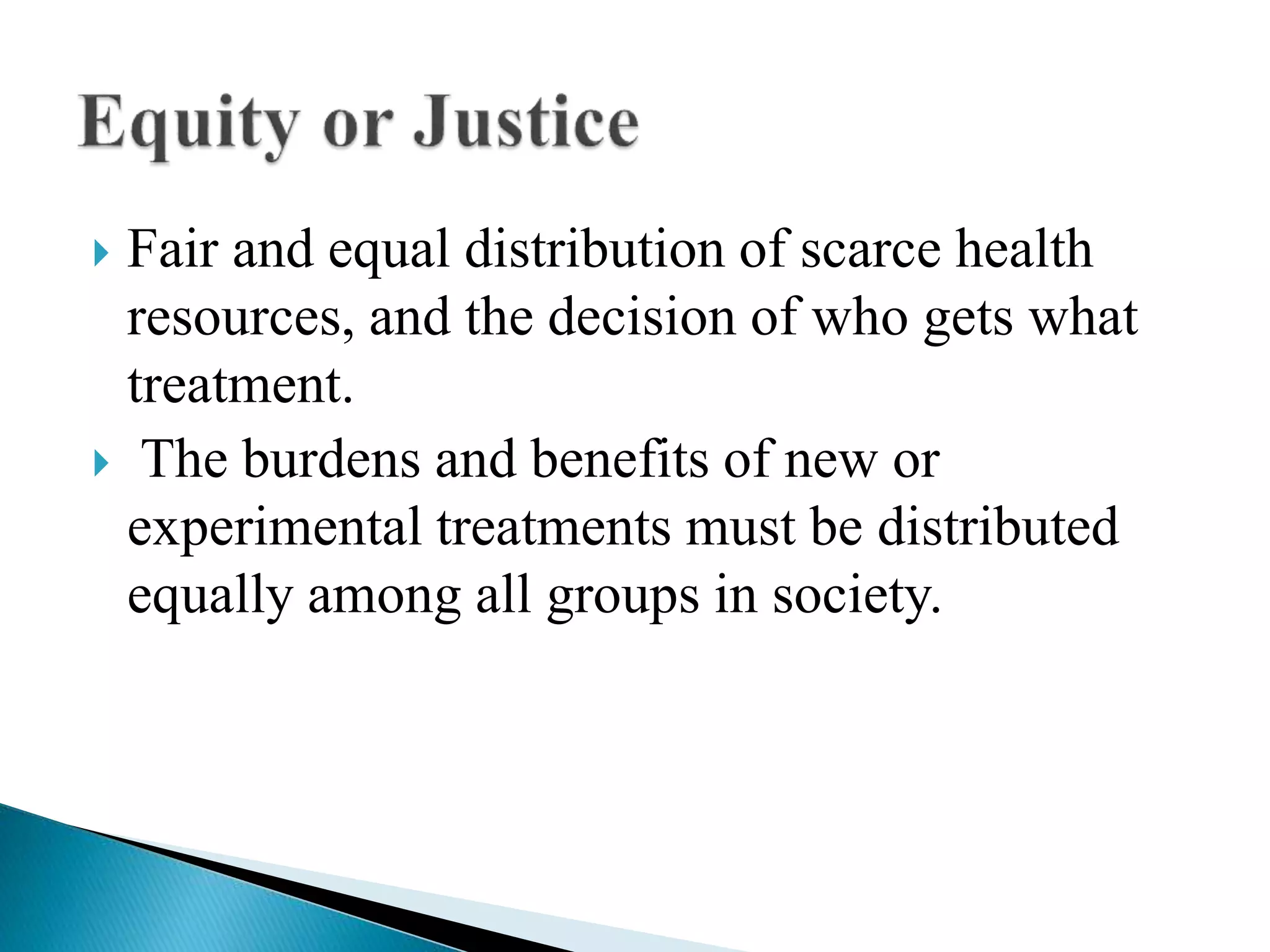 Criticisms of orthodox medical ethics, importance of