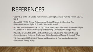 Criticl Theory for use in an Education Context.pptx