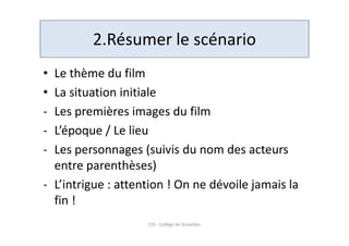 Ecrire une critique de film