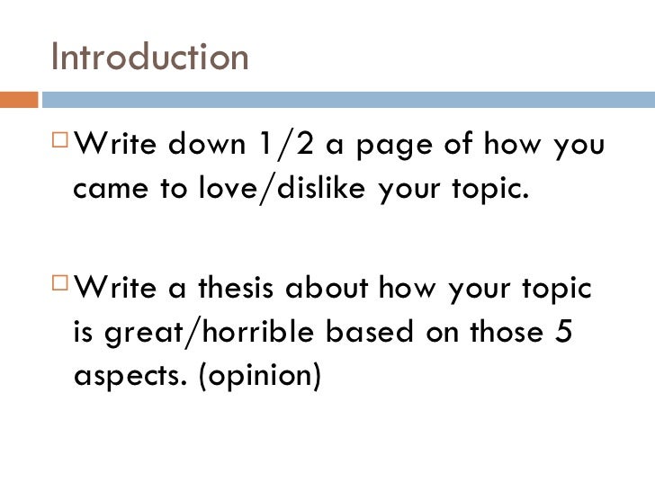 Critique essay outline