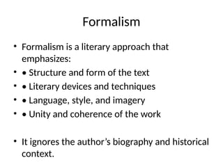 Critiquing_Literary_Selection_Structural | PPTX