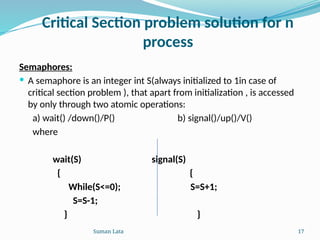 critical section problem with process synchronization.pptx
