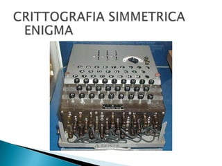 CRITTOGRAFIA SIMMETRICAENIGMA
