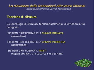 Esigenze di sicurezza A livello generale  è necessario garantire l' integrità dell'host : Il rischio è che qualcuno potrebbe penetrare nel sistema per arrecando danno alla rete o agli altri utenti; 