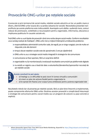 Ghid De Utilizare A ReÈ›elelor Sociale Pentru Ong Uri Puncte De Reper