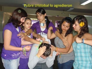 Pobre cristobal lo agredieron 