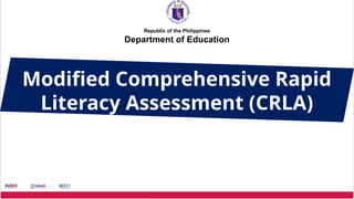 comprehensive Rapid Assessment Literacy Achievement | PPTX