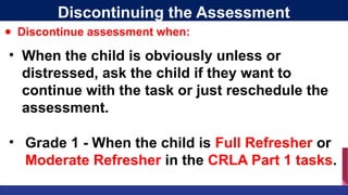 comprehensive Rapid Assessment Literacy Achievement | PPTX