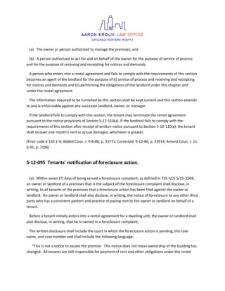 Chicago Residential Landlord &amp; Tenant Ordinance Full Version | Aaron ...