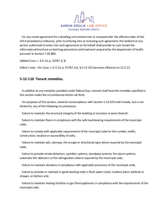 chicago residential landlord tenant ordinance full version aaron chicago lease form 2015