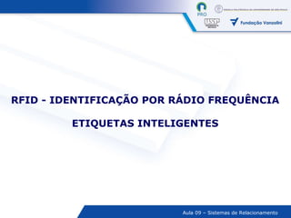 RFID - IDENTIFICAÇÃO POR RÁDIO FREQUÊNCIA ETIQUETAS INTELIGENTES 