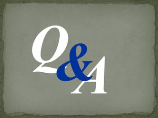 Q&A
 