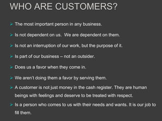 Customer service assignment slideshare picture