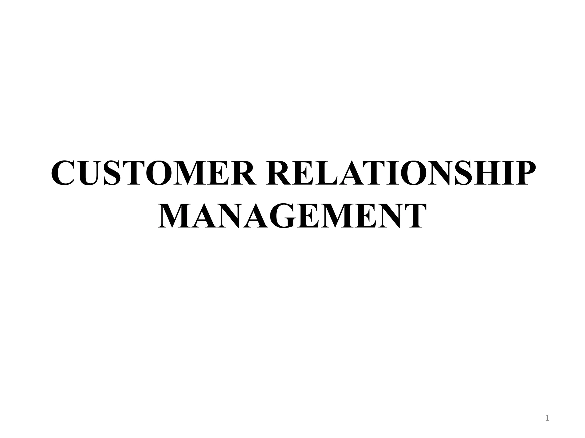 Customer Relationship Management (With examples) | PPTX
