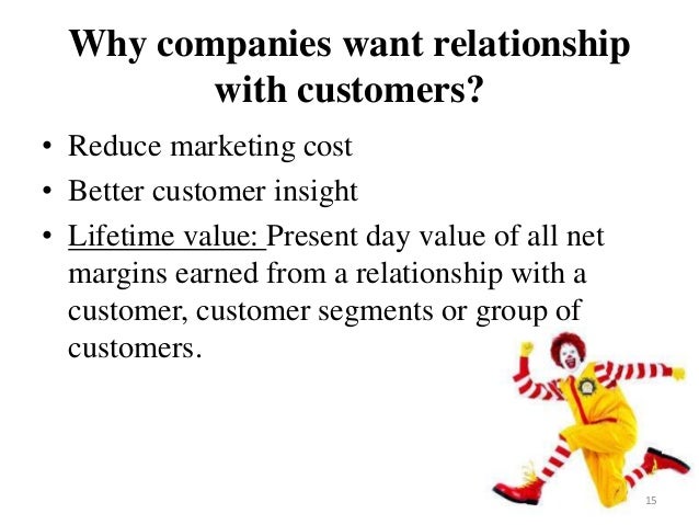 what are some examples of customer relationships
