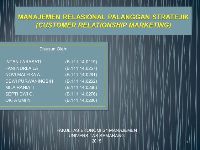 1
Disusun Oleh:
INTEN LARASATI (B.111.14.0119)
FANI NURLAILA (B.111.14.0257)
NOVI MALFIKA A. (B.111.14.0261)
DEWI PURWANIN...