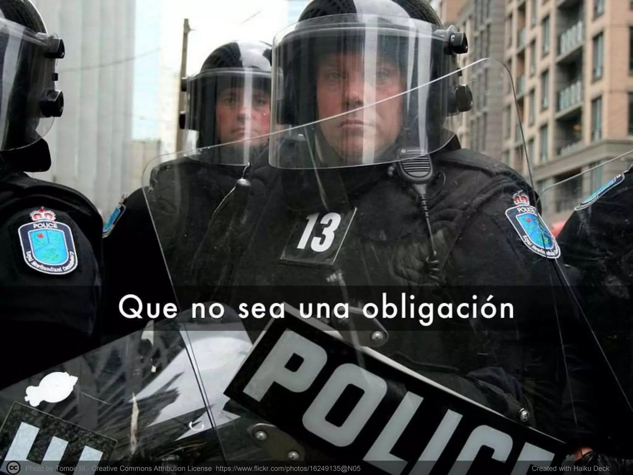 Photo by Tomoir III - Creative Commons Attribution License https://www.flickr.com/photos/16249135@N05 Created with Haiku Deck
 