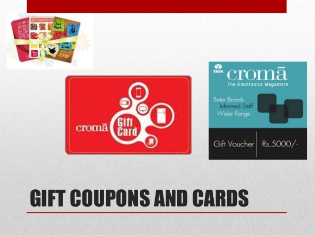 Croma gift coupons
