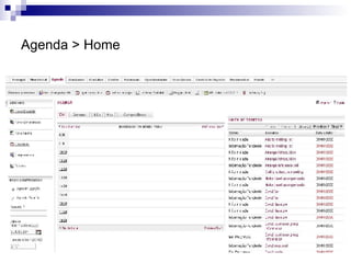 Agenda > Home 